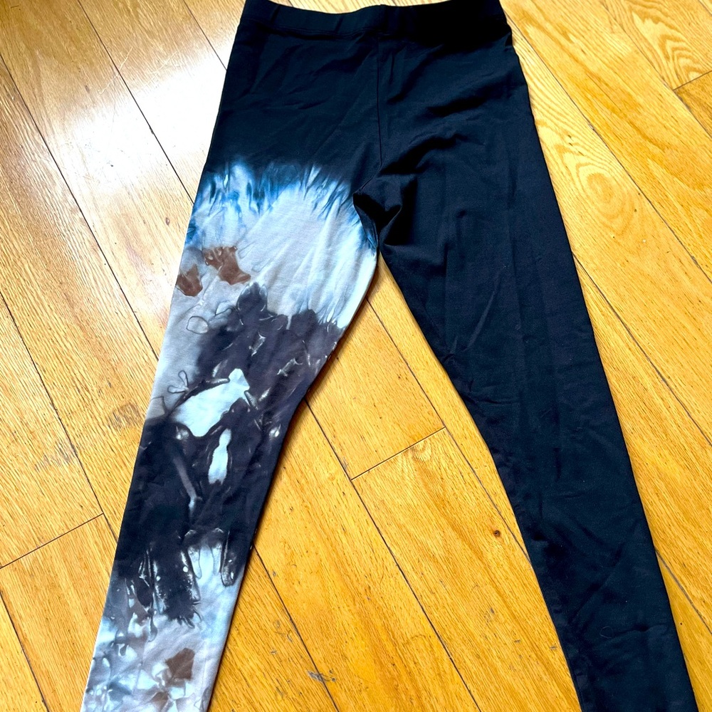 Daub + Design Tie Dye Leggings Sustainable Small Nylon/Spandex